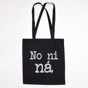 Tote bag No ni ná (negra)