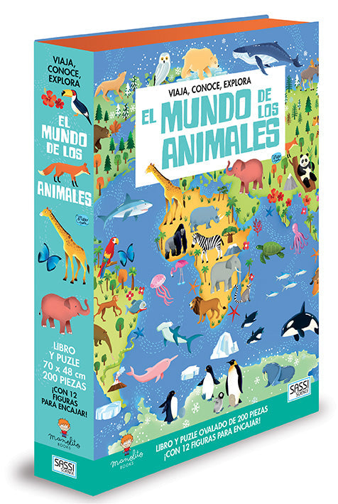 El mundo de los animales. Libro puzzle