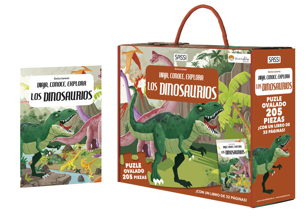 Los dinosaurios. Puzzle libro