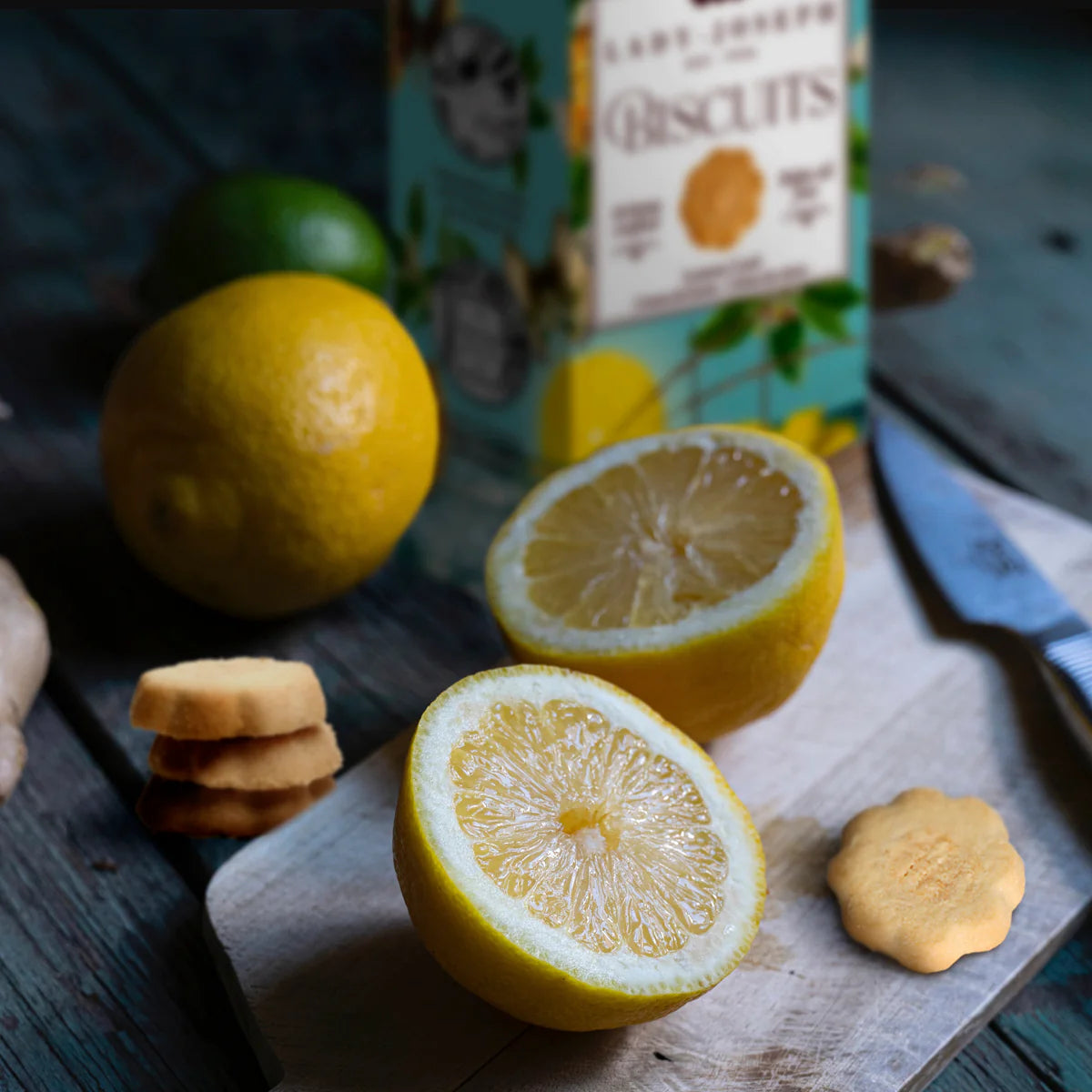 Galletas de crema de limón