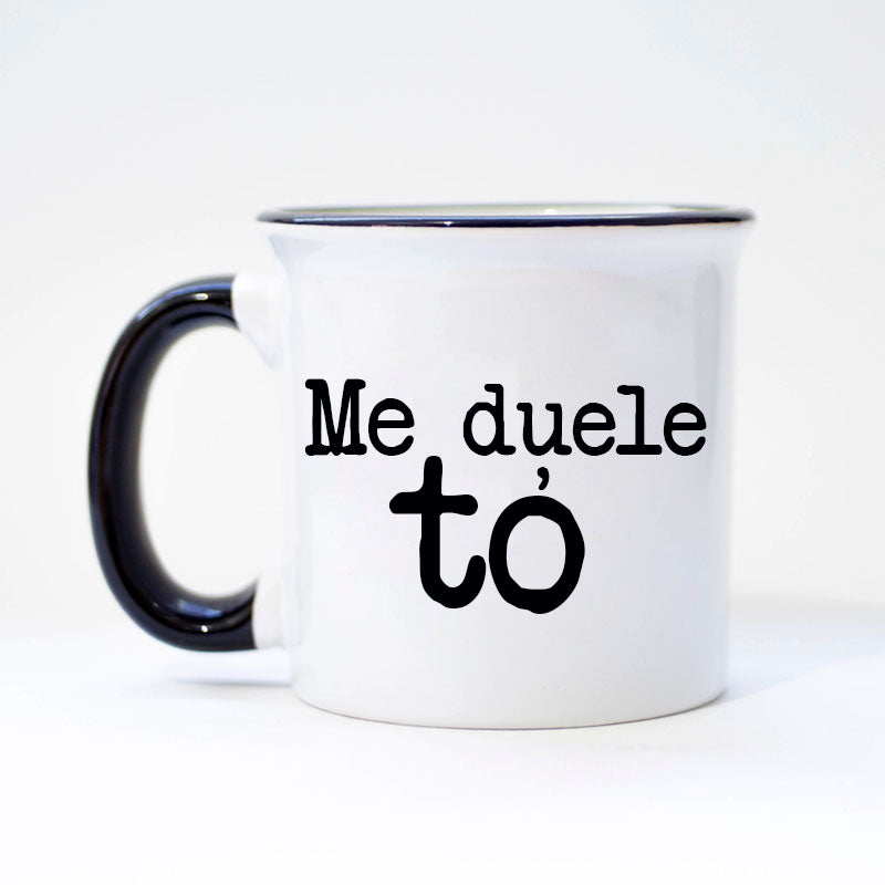 Taza vintage me duelle tó