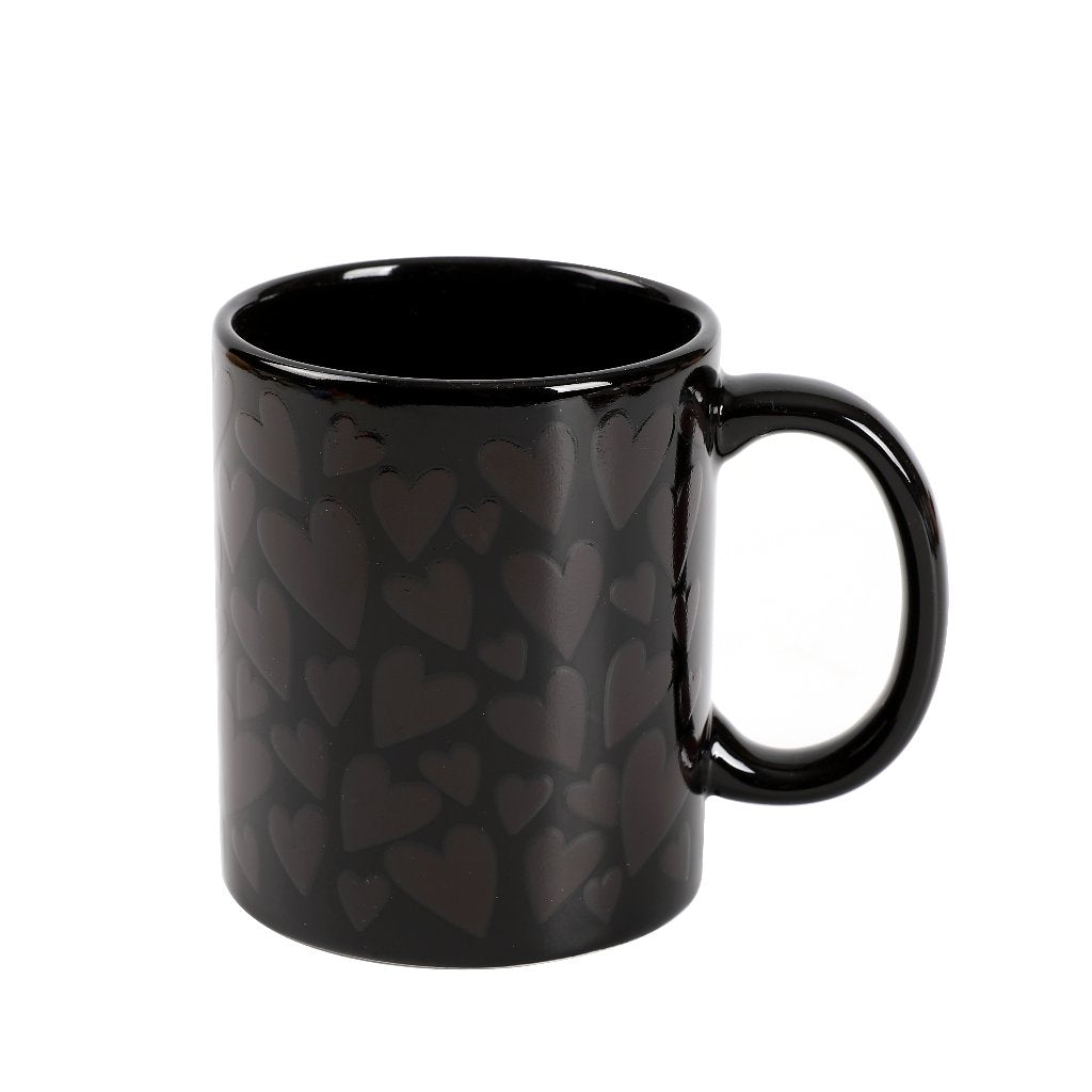 Taza térmica de corazones (travel mug follow your hearth)