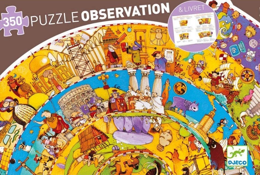Puzzle Observación Historia -350 pzas.-