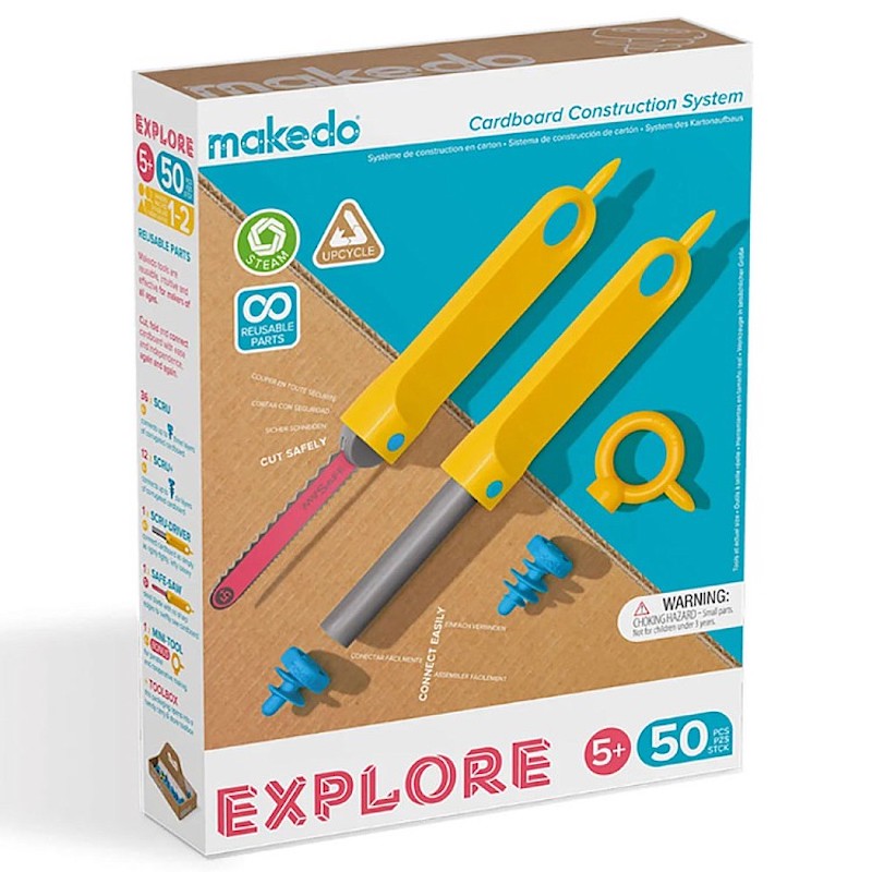 Makedo Kit Exloprer 50 piezas